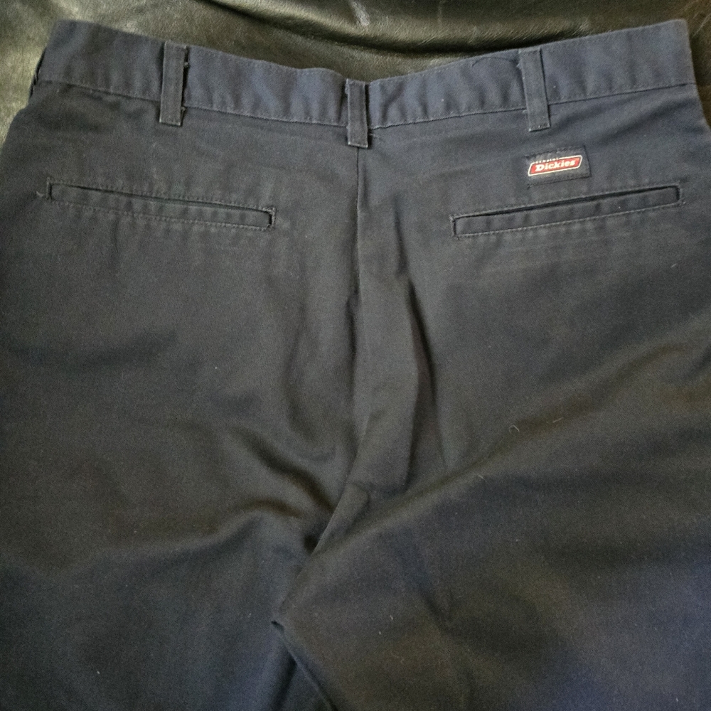 Dickies navy blue long style work shorts sz32 - Picture 4 of 6
